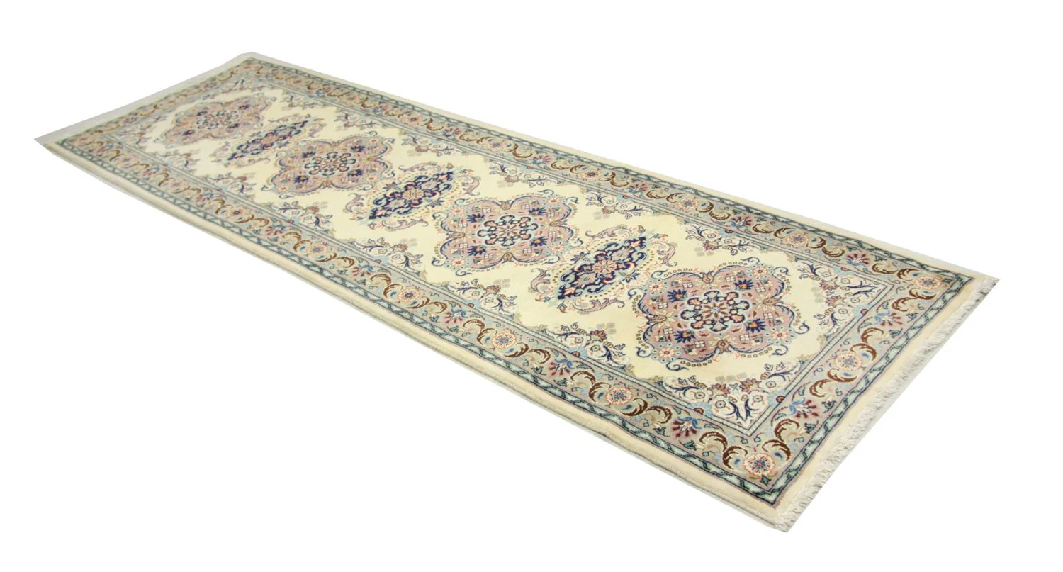 Perserteppich - Keshan 300 x 82 cm - blau - Image 3