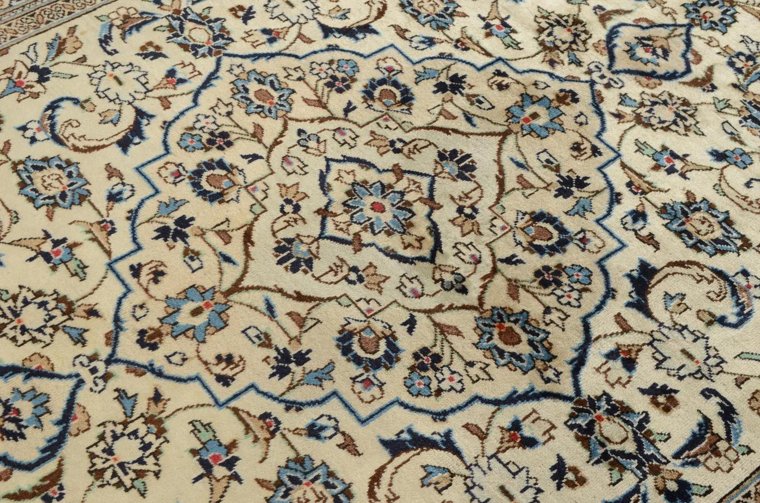 Perserteppich - Keshan 302 x 194 cm - beige - Image 2
