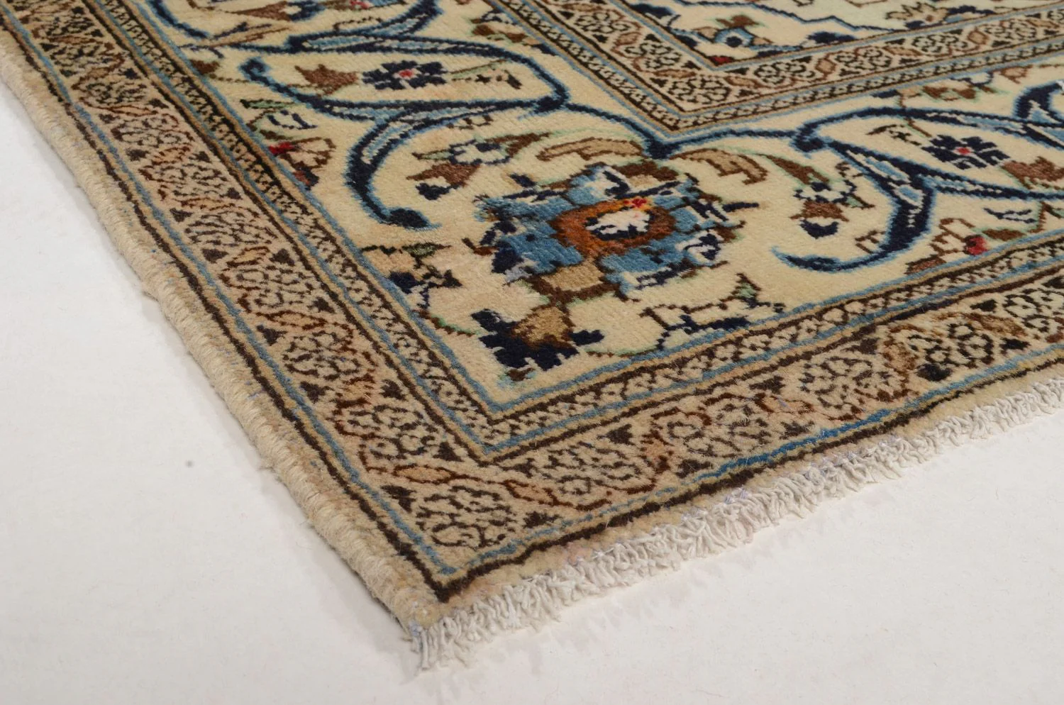 Perserteppich - Keshan 302 x 194 cm - beige - Image 3
