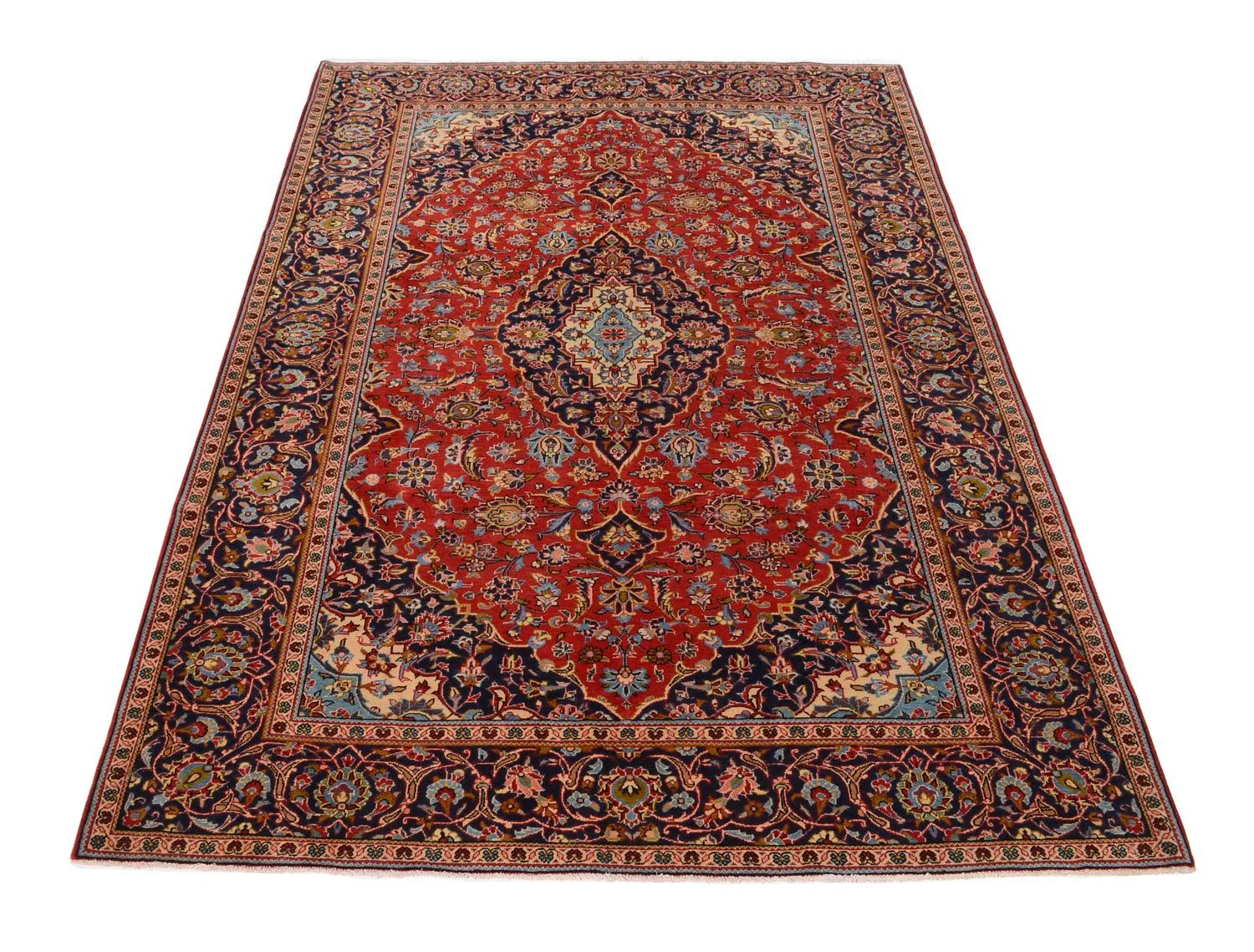 Perserteppich - Keshan 302 x 207 cm - rot - Image 5