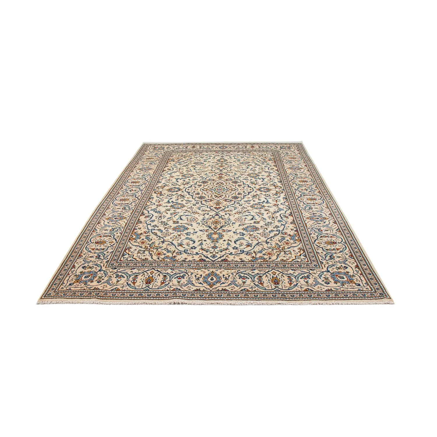 Perserteppich - Keshan - 304 x 196 cm - creme - Image 5
