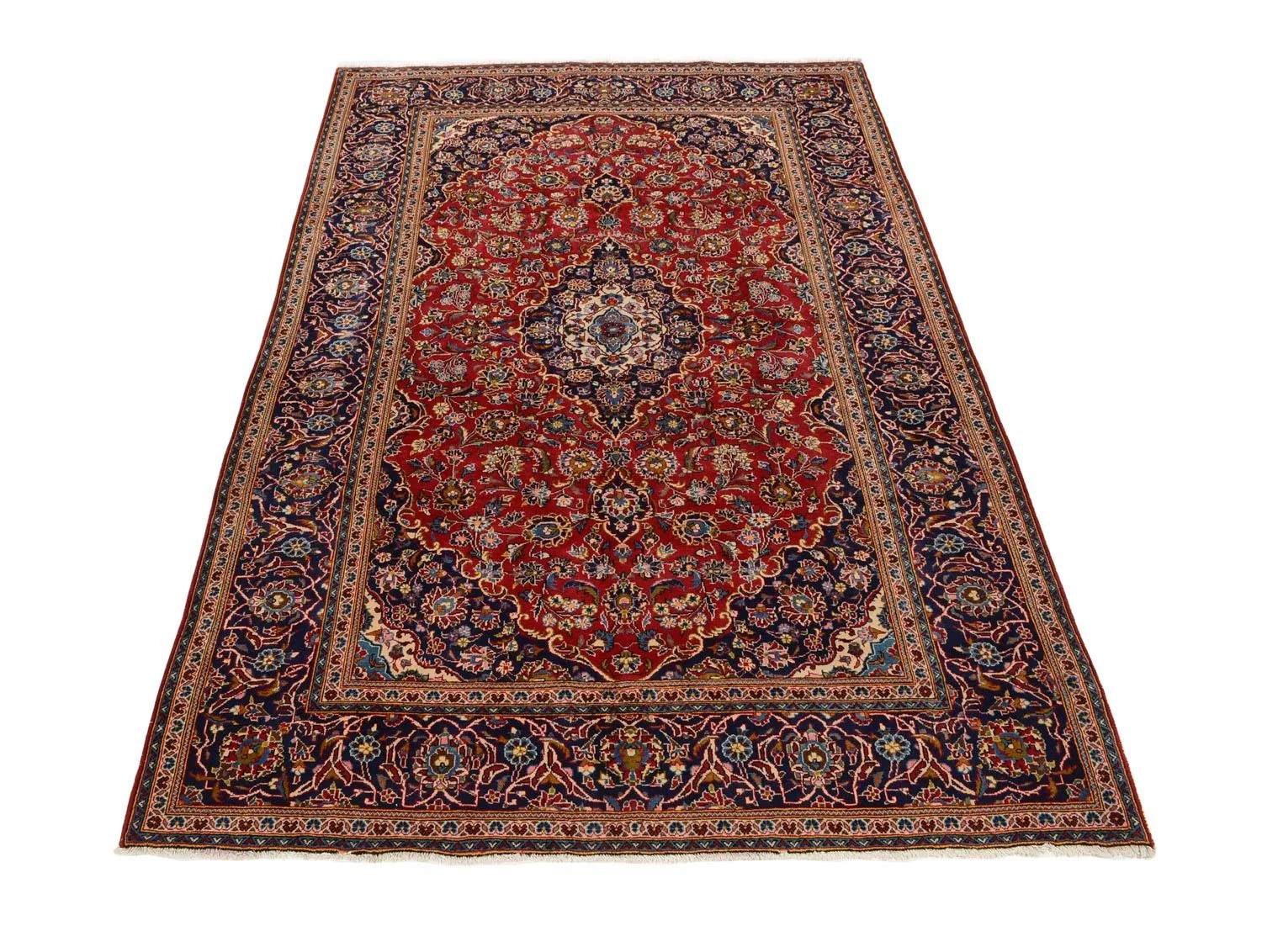 Perserteppich - Keshan 305 x 198 cm - rot - Image 5