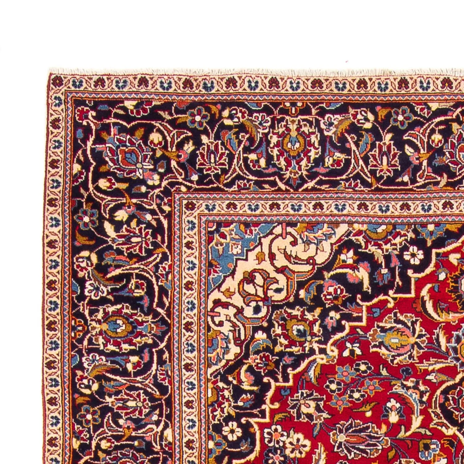 Perserteppich - Keshan - 305 x 204 cm - bordeauxrot - Image 3