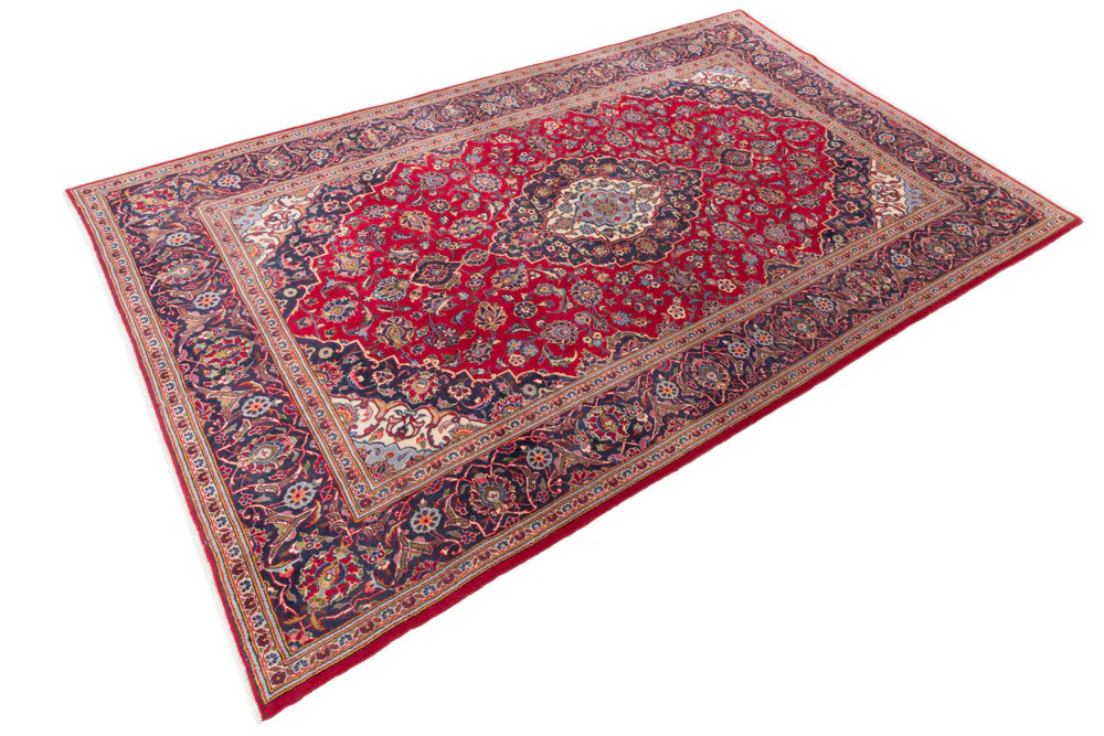 Perserteppich - Keshan - 308 x 204 cm - rot - Image 2