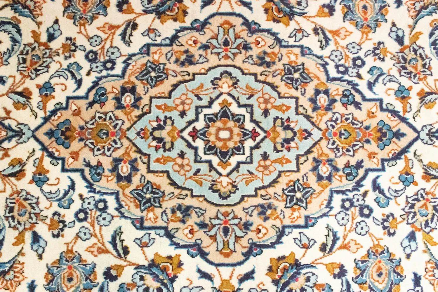 Perserteppich - Keshan 309 x 195 cm - beige - Image 2