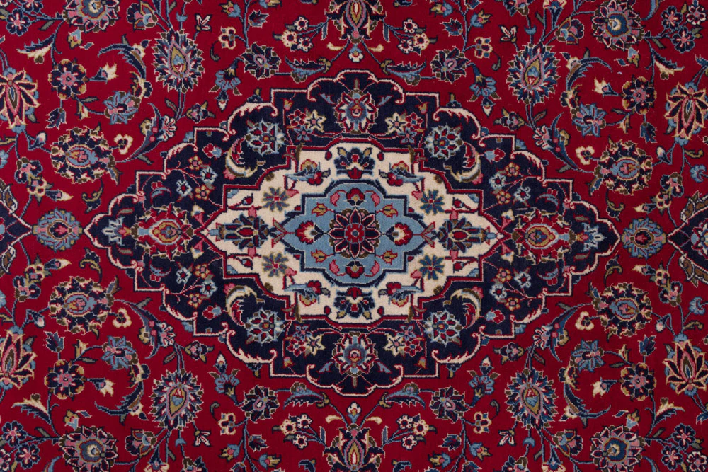Perserteppich - Keshan - 312 x 200 cm - rot - Image 8