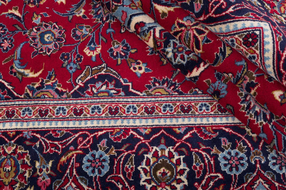 Perserteppich - Keshan - 312 x 200 cm - rot - Image 9