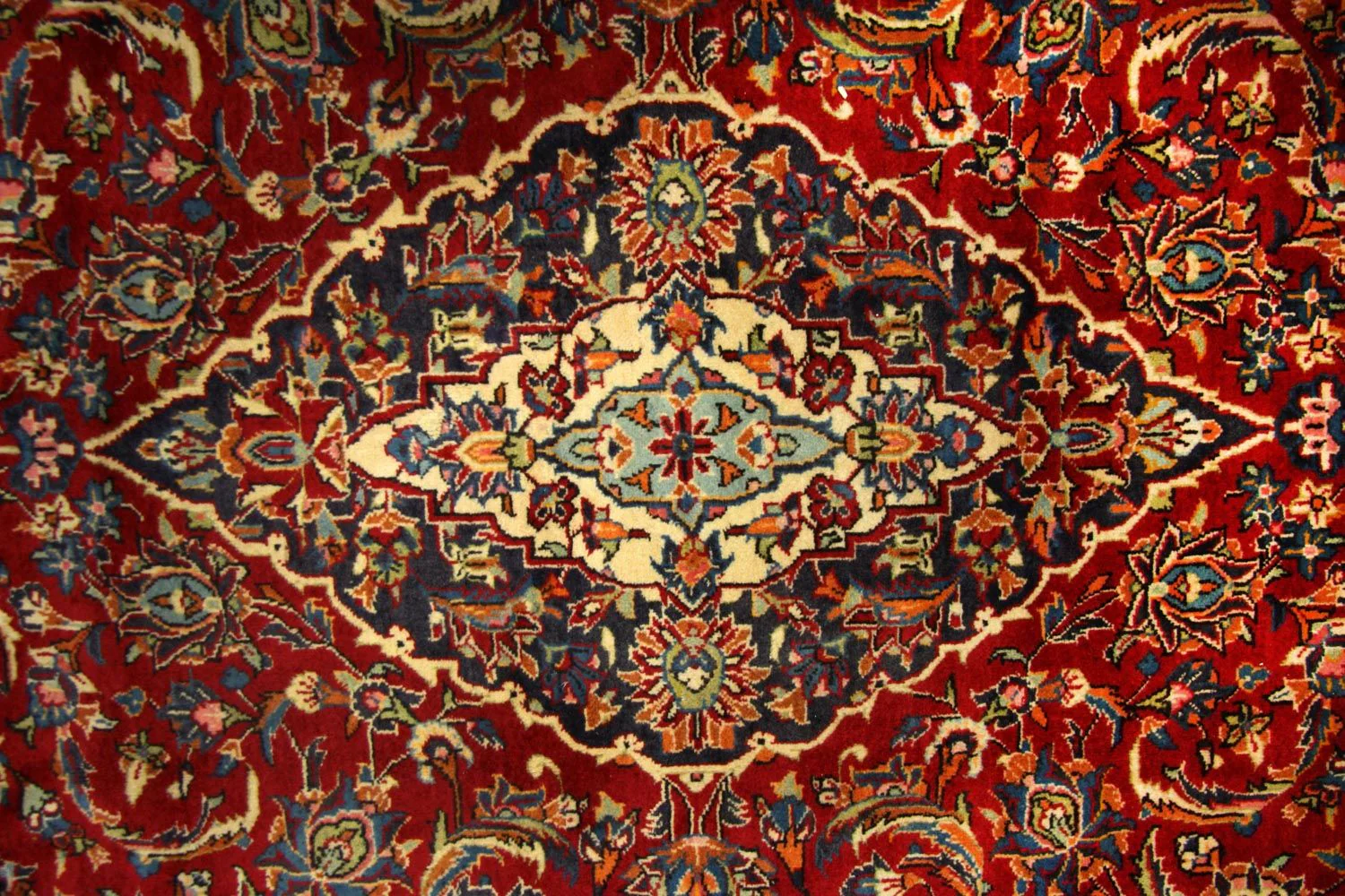 Perserteppich - Keshan 313 x 198 cm - rot - Image 2