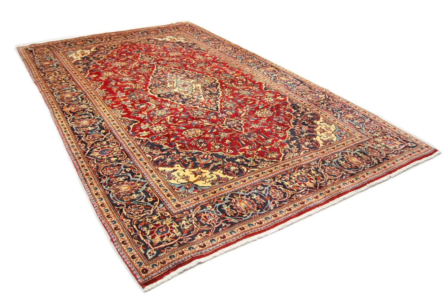 Perserteppich - Keshan 313 x 198 cm - rot - Image 4