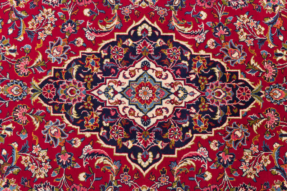 Perserteppich - Keshan - 315 x 200 cm - rot - Image 7