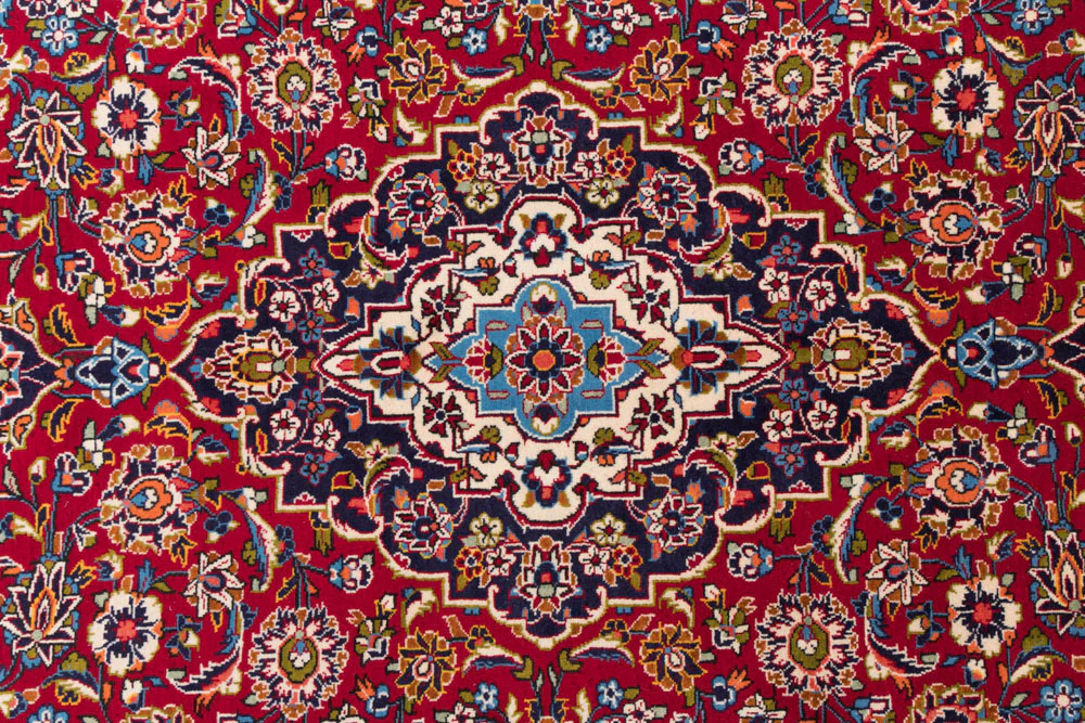 Perserteppich - Keshan - 320 x 208 cm - rot - Image 8
