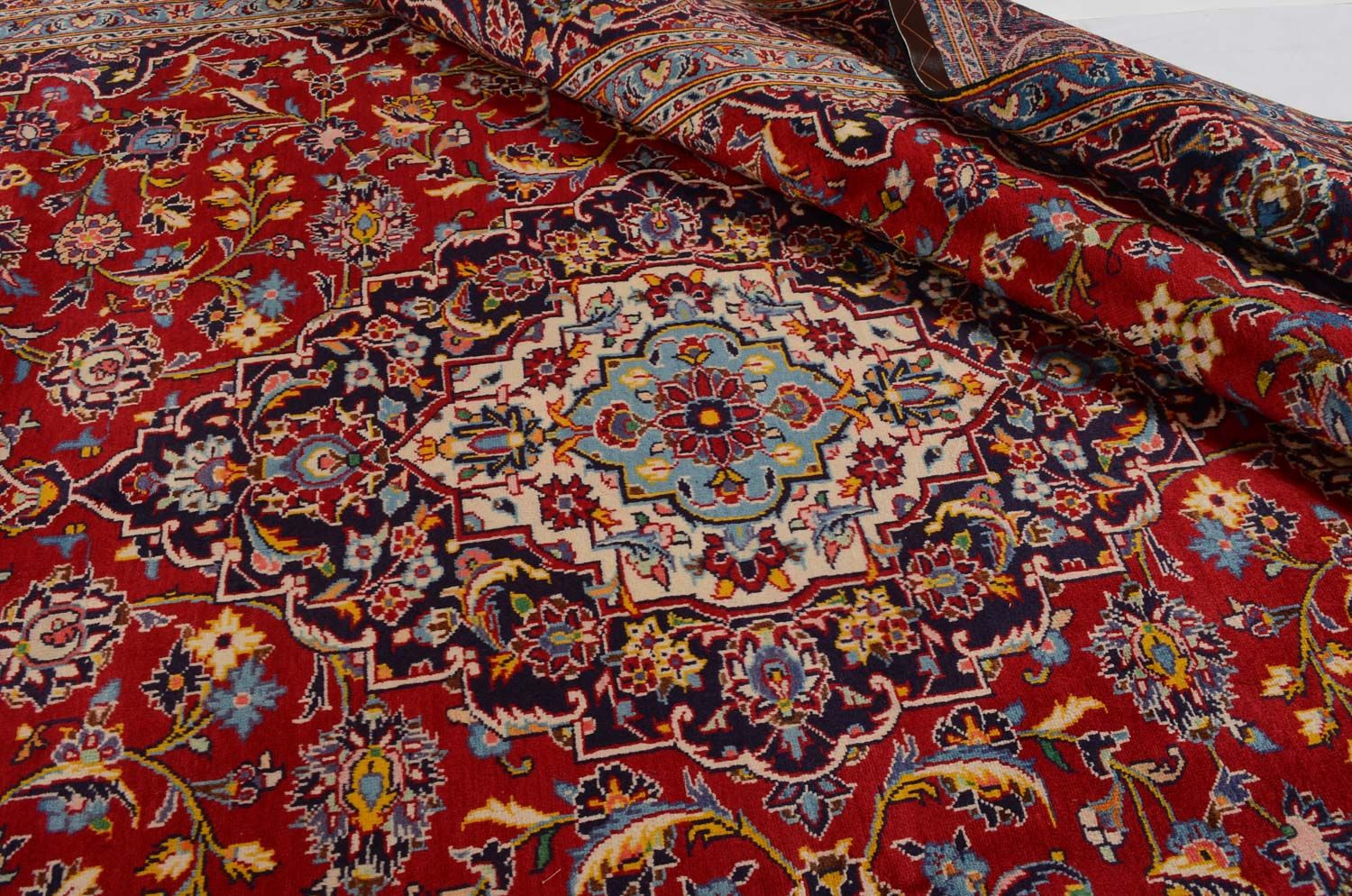 Perserteppich - Keshan 332 x 231 cm - rot - Image 4