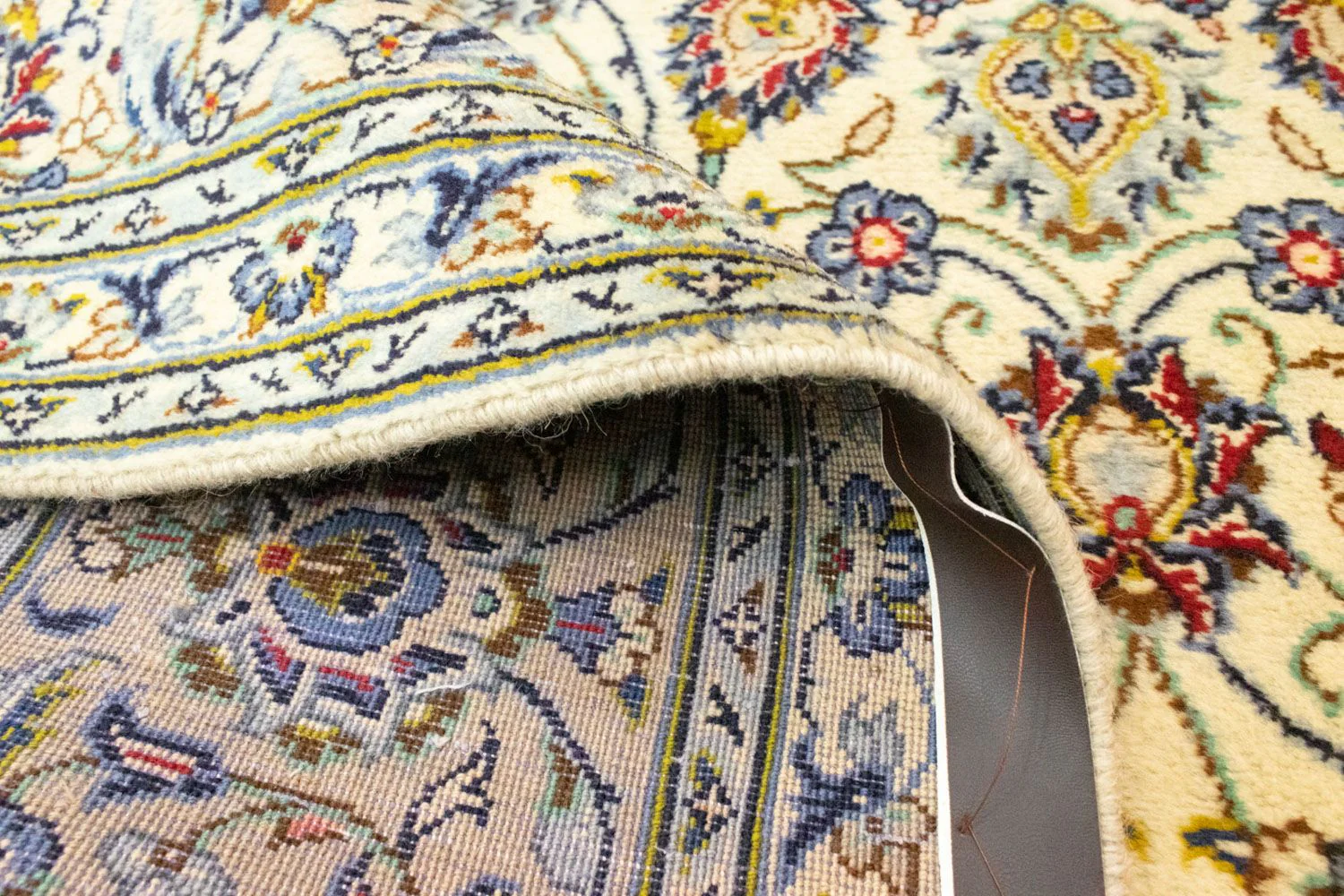 Perserteppich - Keshan 333 x 245 cm - beige - Image 4