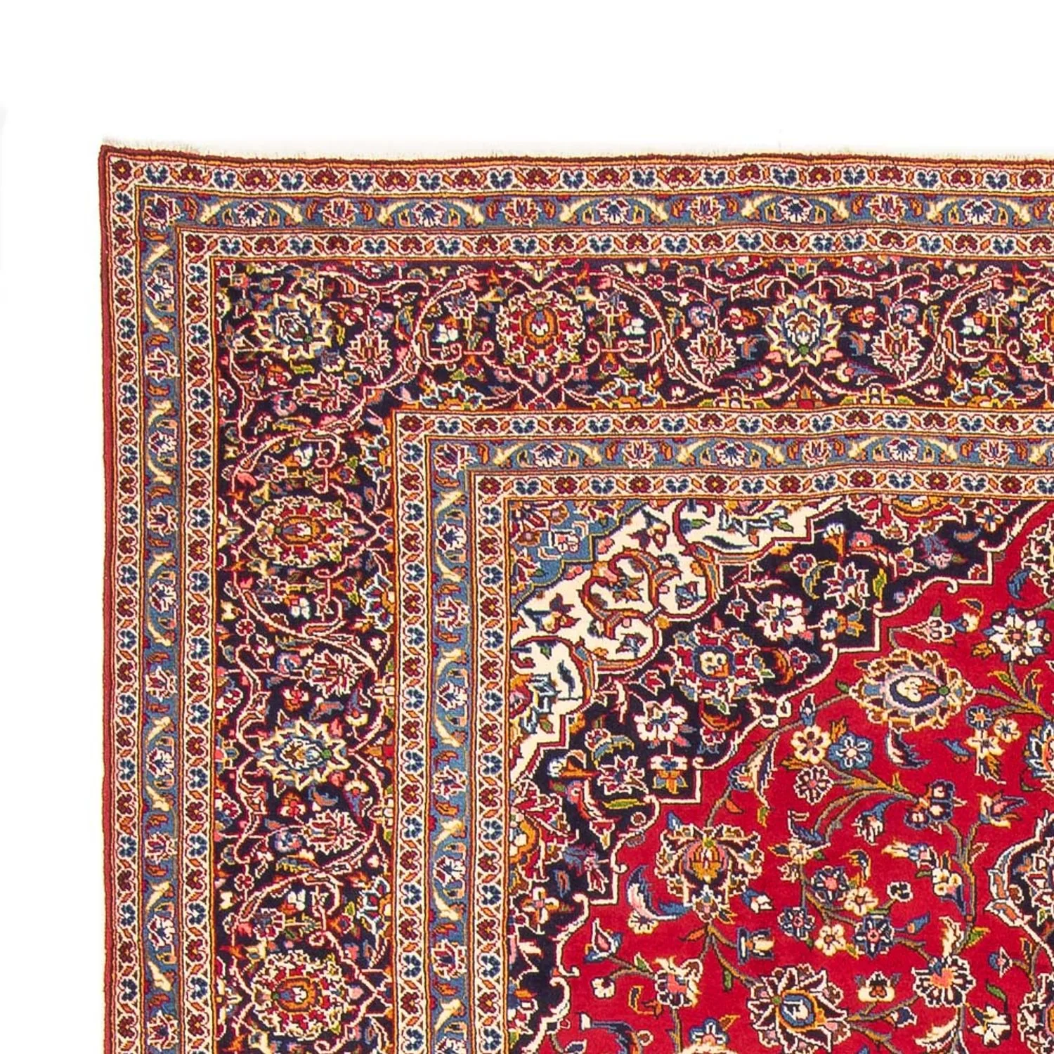 Perserteppich - Keshan - 337 x 246 cm - rot - Image 3