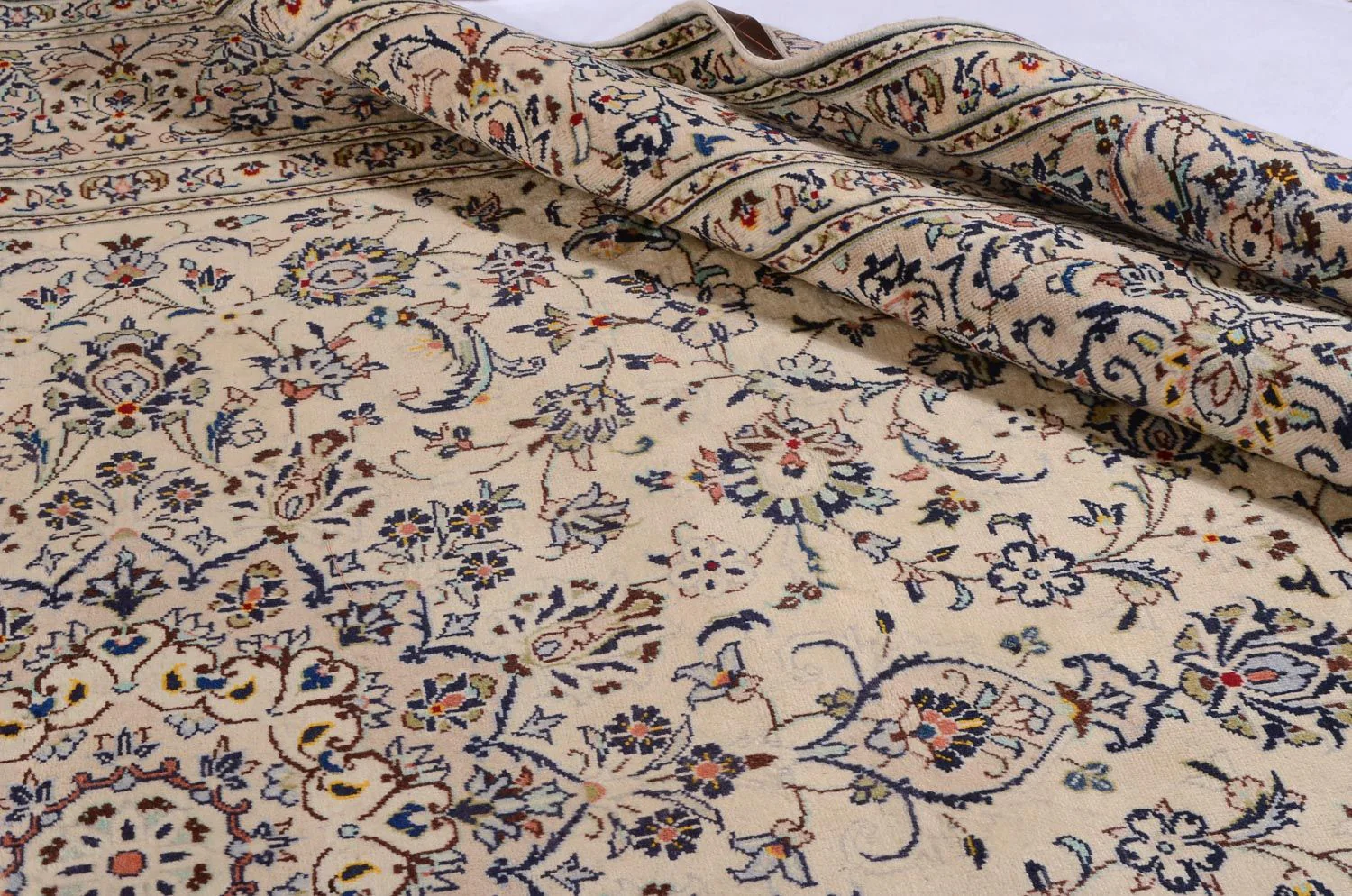 Perserteppich - Keshan 338 x 240 cm - beige - Image 4
