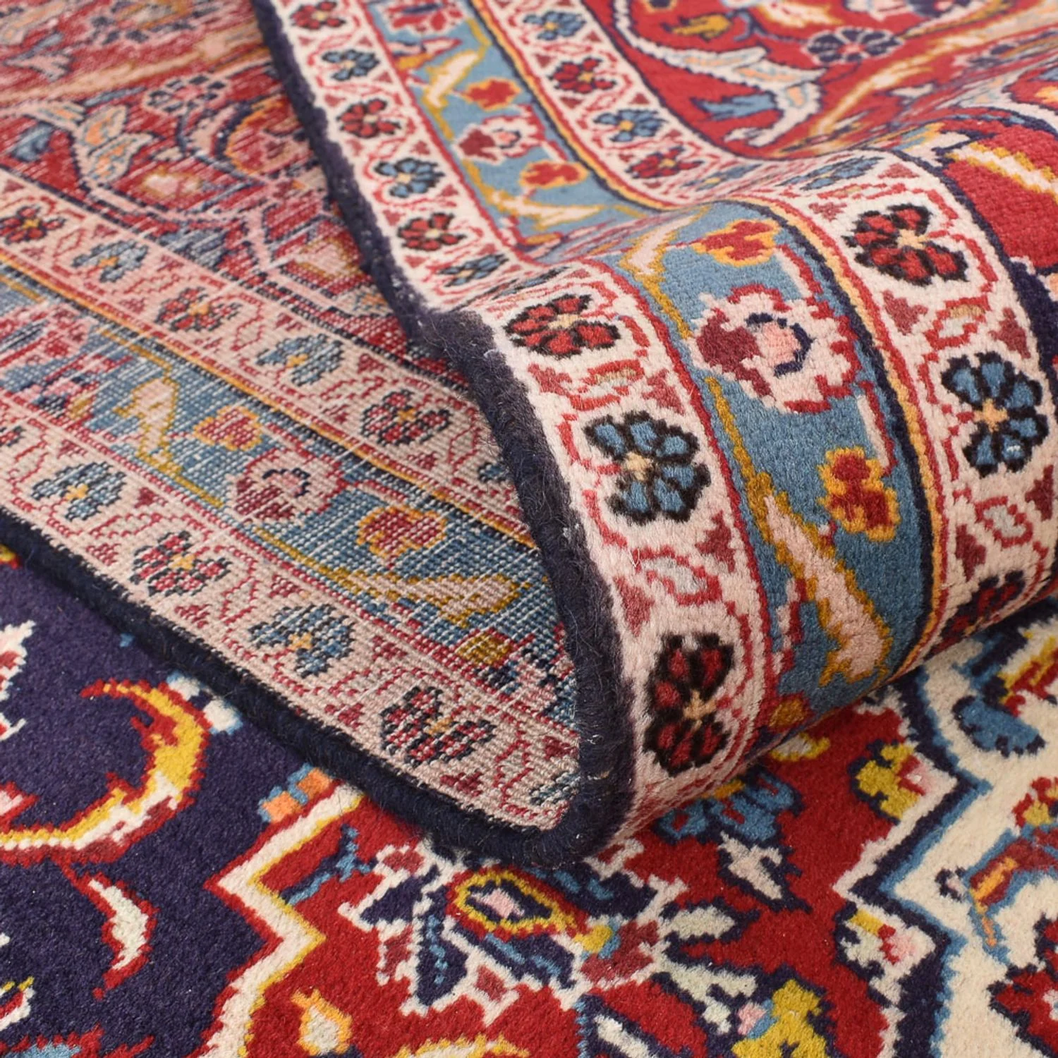 Perserteppich - Keshan - 340 x 255 cm - dunkelrot - Image 4