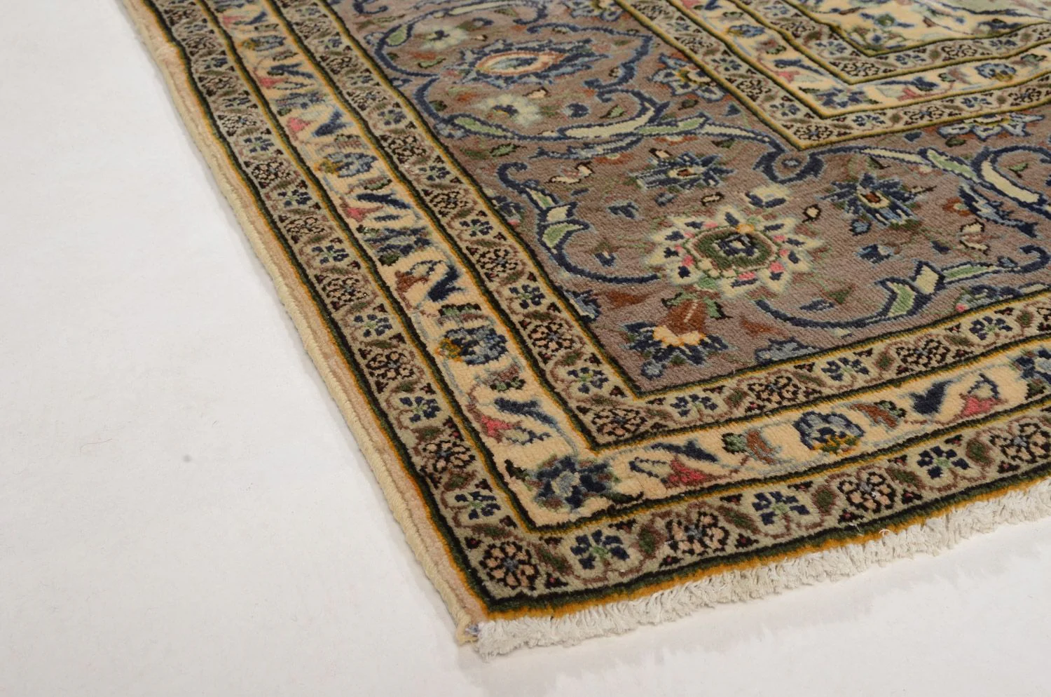 Perserteppich - Keshan 341 x 237 cm - beige - Image 4