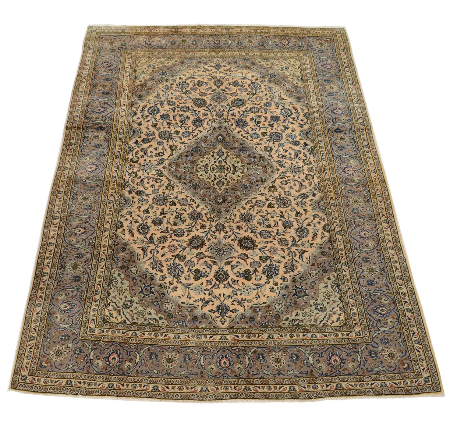 Perserteppich - Keshan 341 x 237 cm - beige - Image 5
