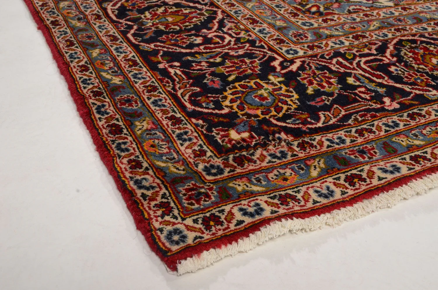 Perserteppich - Keshan 342 x 246 cm - rot - Image 3