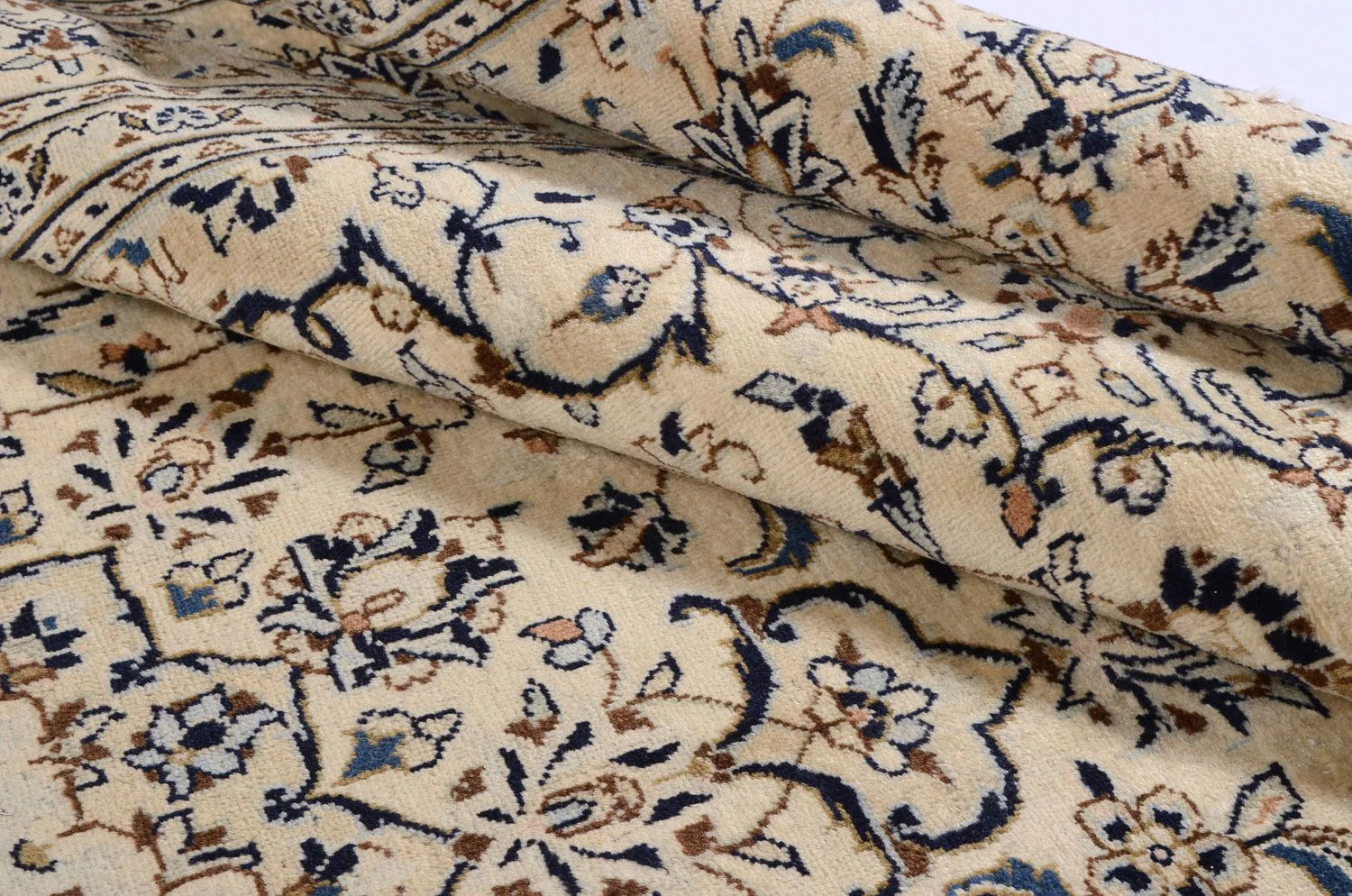 Perserteppich - Keshan 343 x 242 cm - beige - Image 4