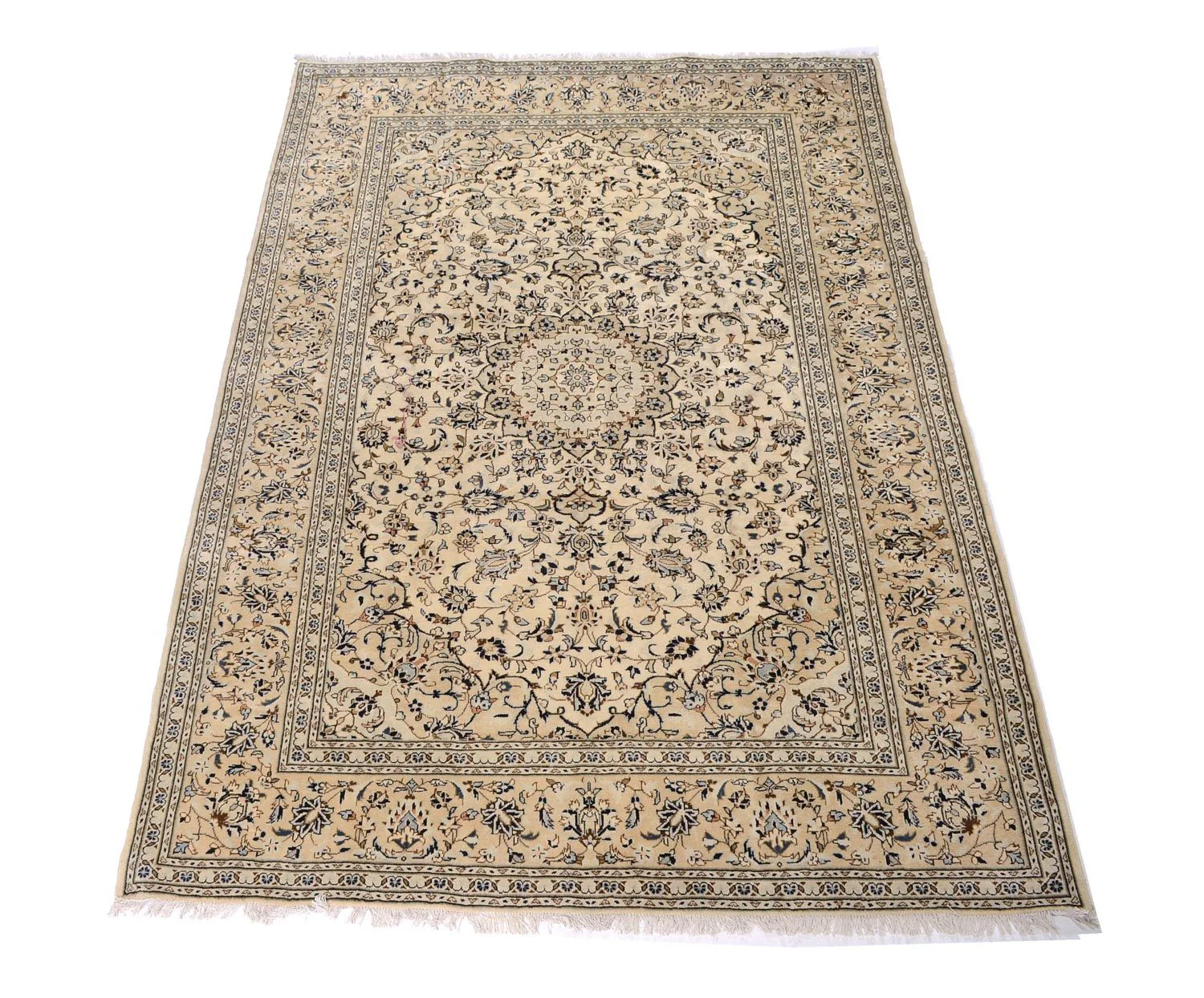 Perserteppich - Keshan 343 x 242 cm - beige - Image 5