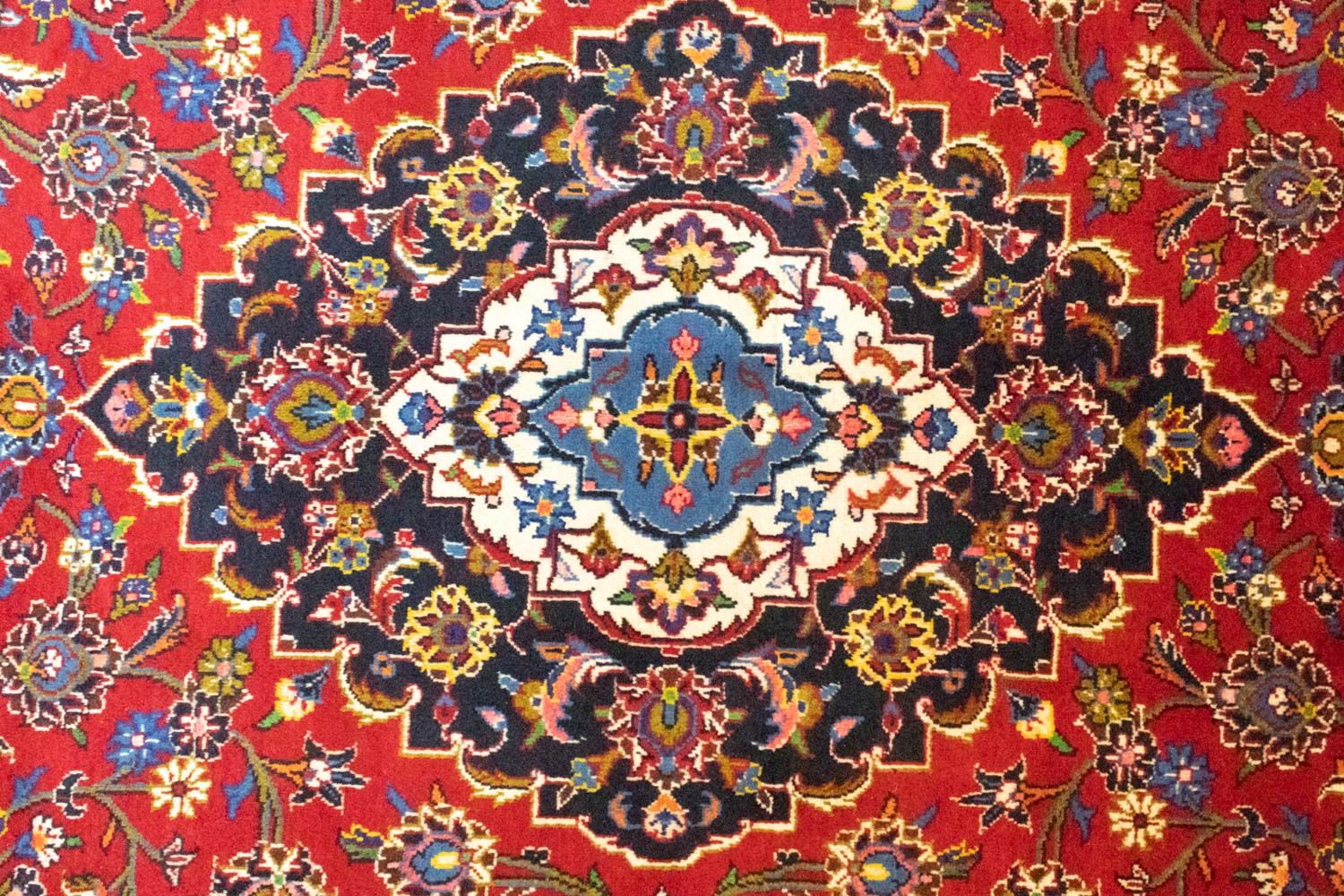 Perserteppich - Keshan 344 x 246 cm - rot - Image 2