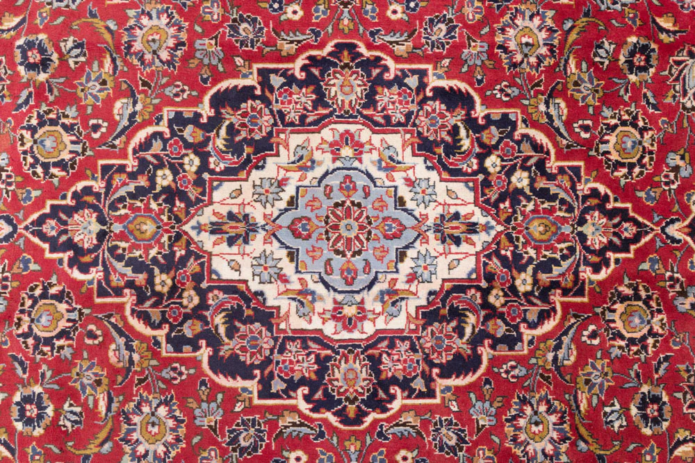 Perserteppich - Keshan - 345 x 250 cm - rot - Image 7