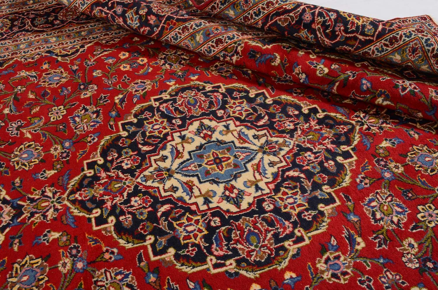 Perserteppich - Keshan 346 x 253 cm - rot - Image 4