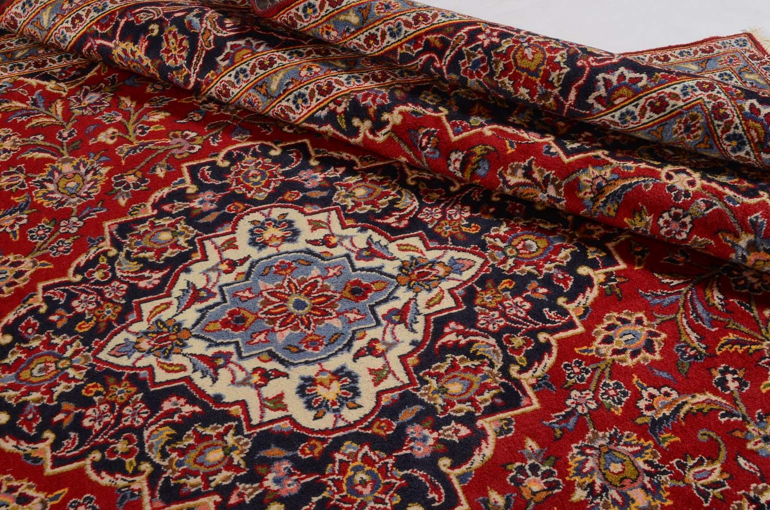 Perserteppich - Keshan 347 x 240 cm - rot - Image 4