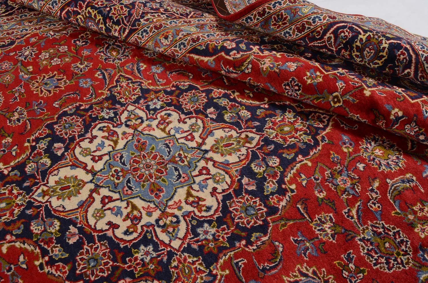 Perserteppich - Keshan 349 x 239 cm - rot - Image 4