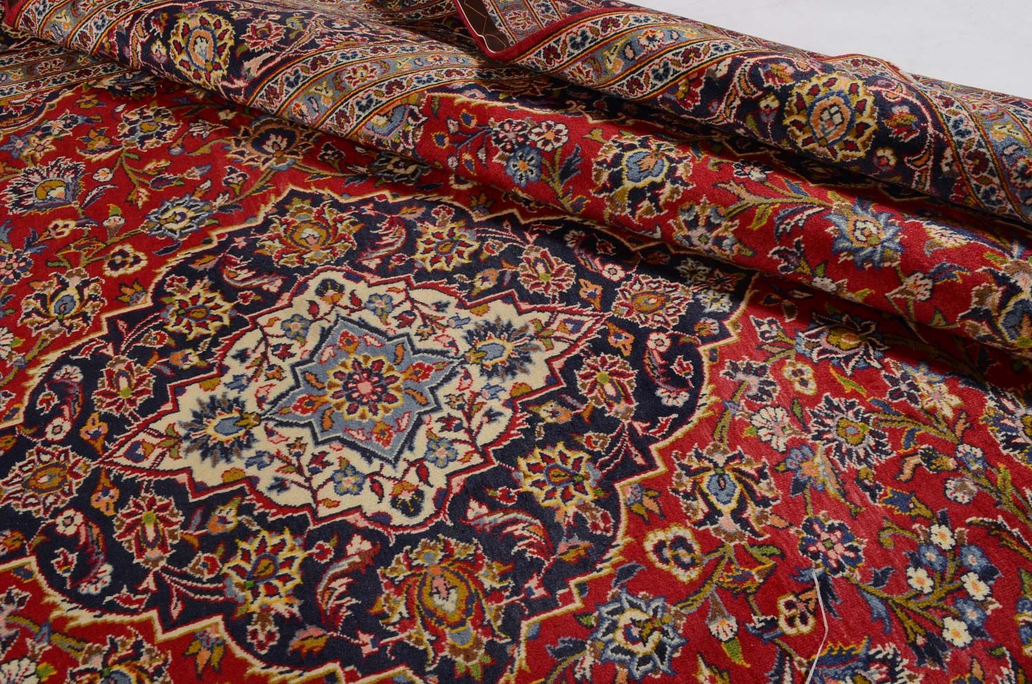 Perserteppich - Keshan 349 x 246 cm - rot - Image 4