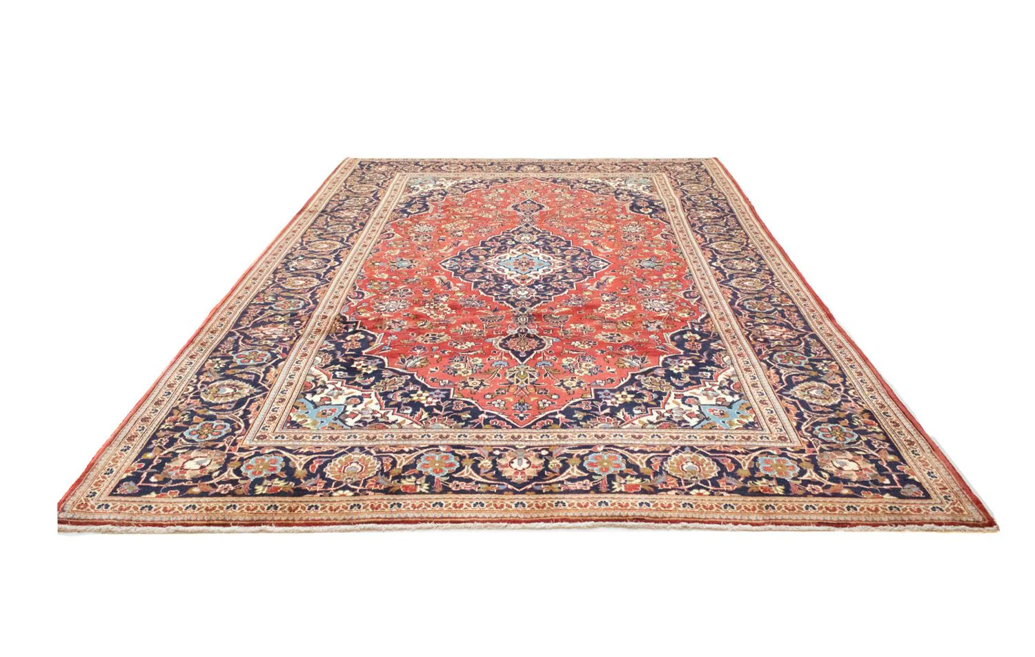 Perserteppich - Keshan 349 x 246 cm - orange - Image 5