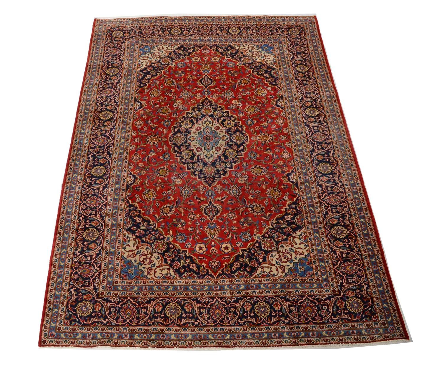 Perserteppich - Keshan 350 x 242 cm - rot - Image 5