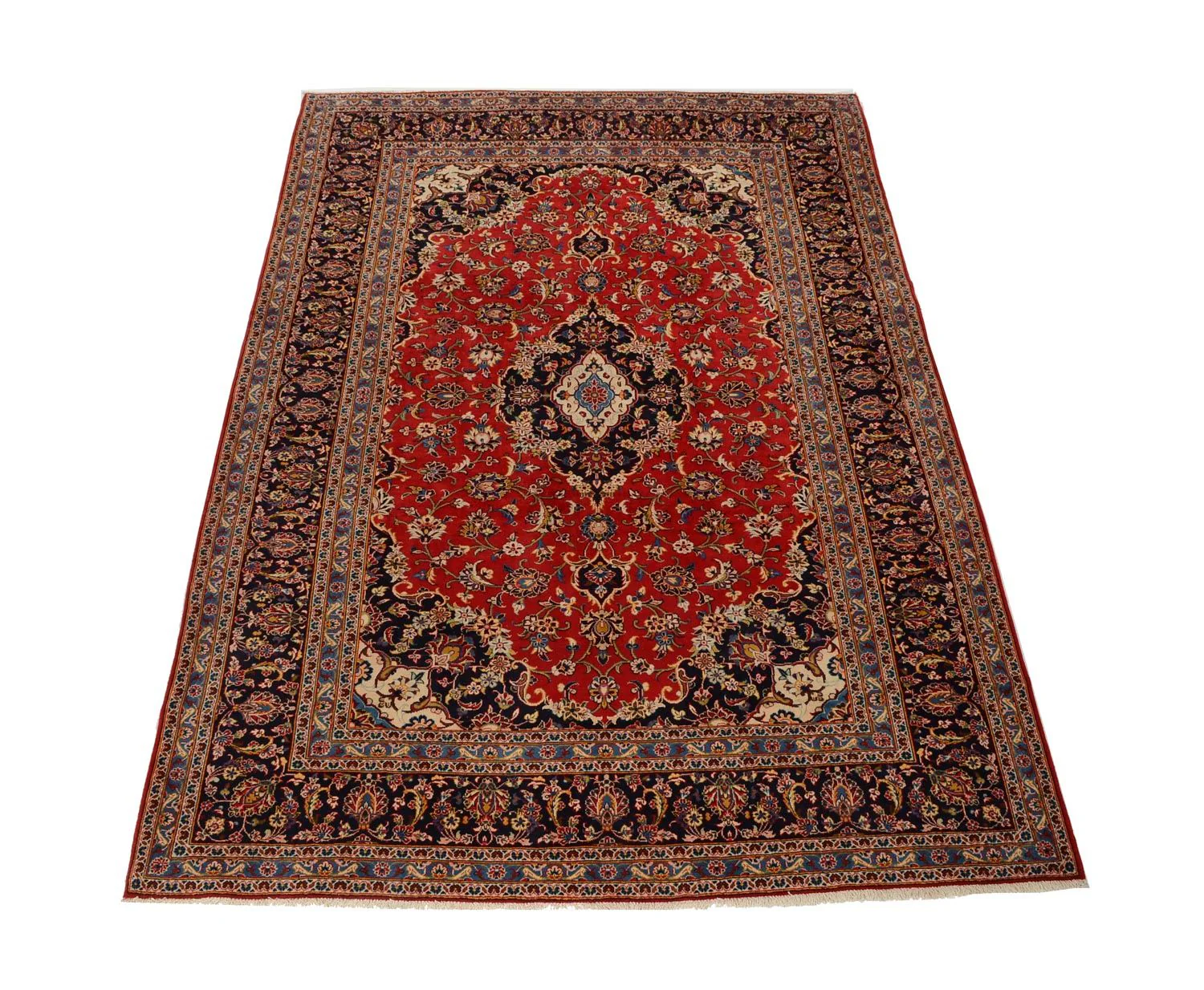 Perserteppich - Keshan 350 x 242 cm - rot - Image 5