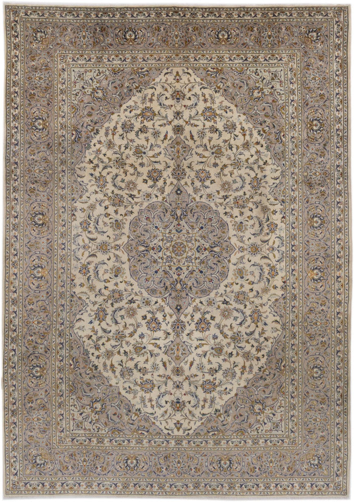 Perserteppich - Keshan - 350 x 245 cm - sand