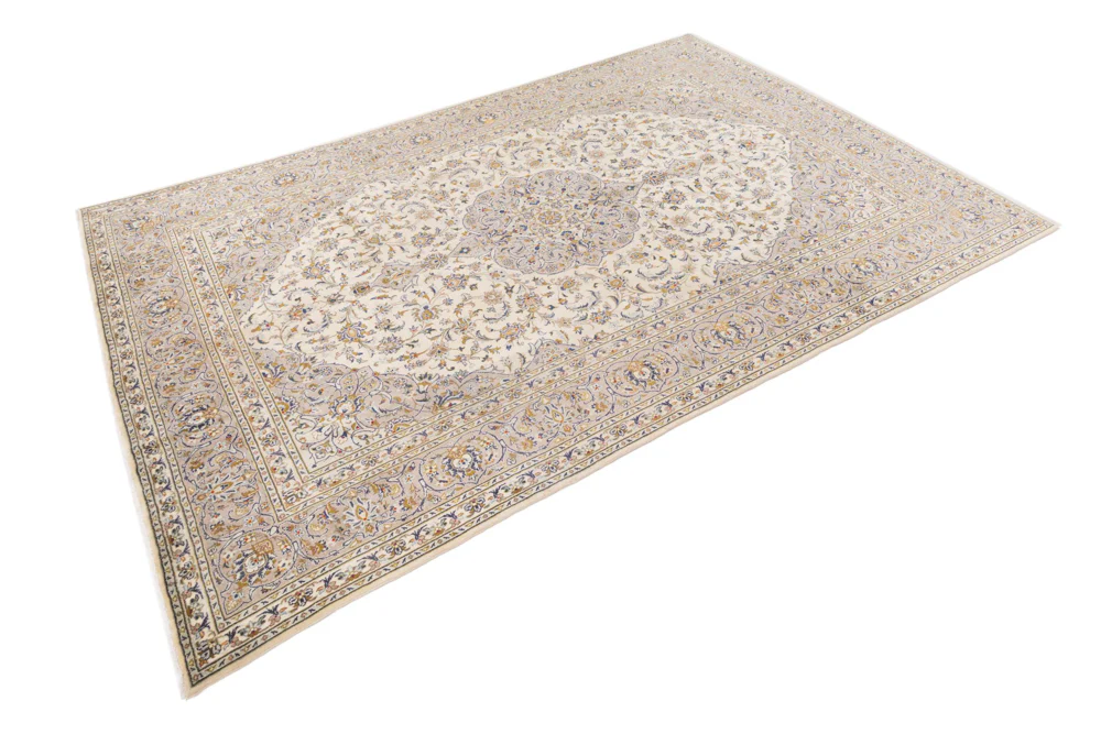 Perserteppich - Keshan - 350 x 245 cm - sand - Image 2