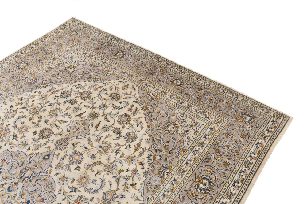 Perserteppich - Keshan - 350 x 245 cm - sand - Image 4