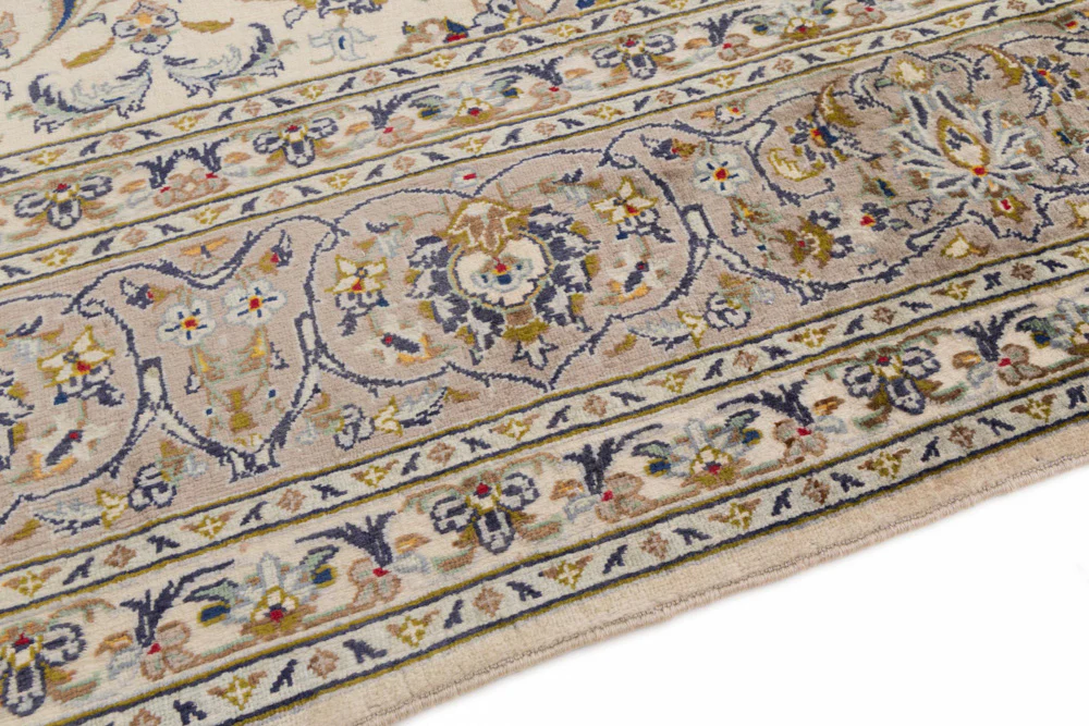 Perserteppich - Keshan - 350 x 245 cm - sand - Image 5
