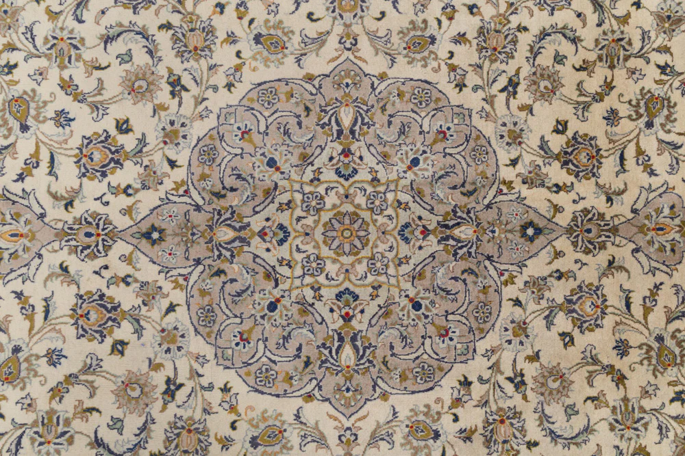 Perserteppich - Keshan - 350 x 245 cm - sand - Image 8