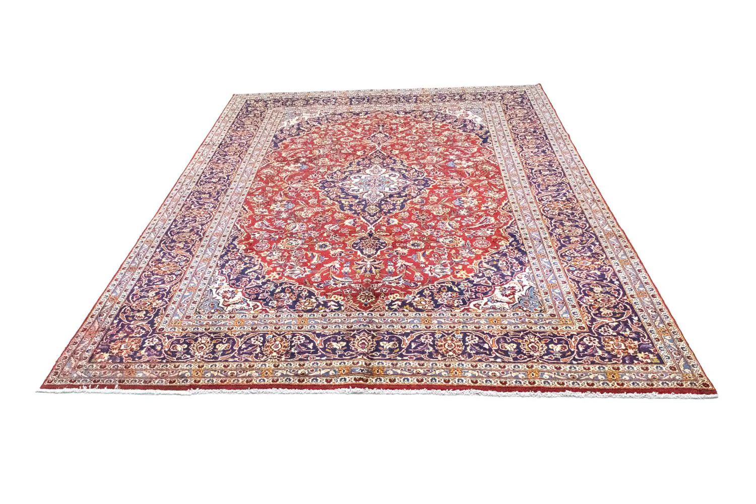 Perserteppich - Keshan 350 x 245 cm - rot - Image 5