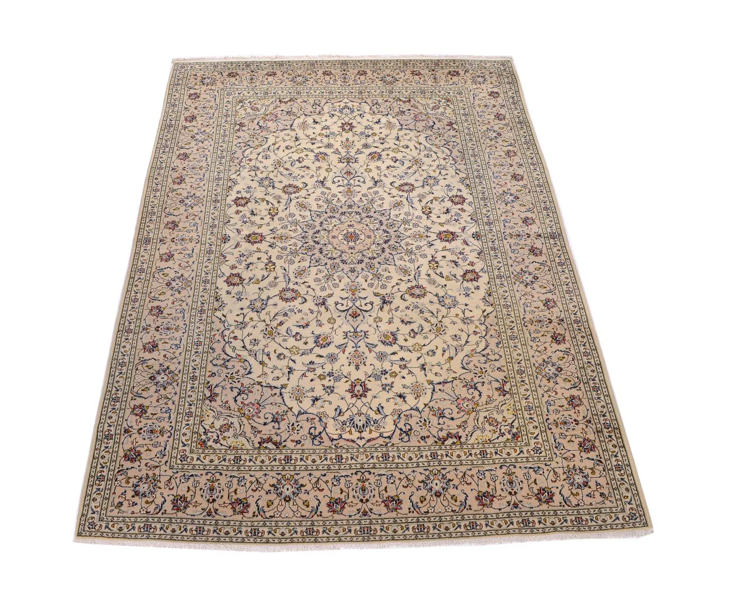 Perserteppich - Keshan 350 x 246 cm - beige - Image 5