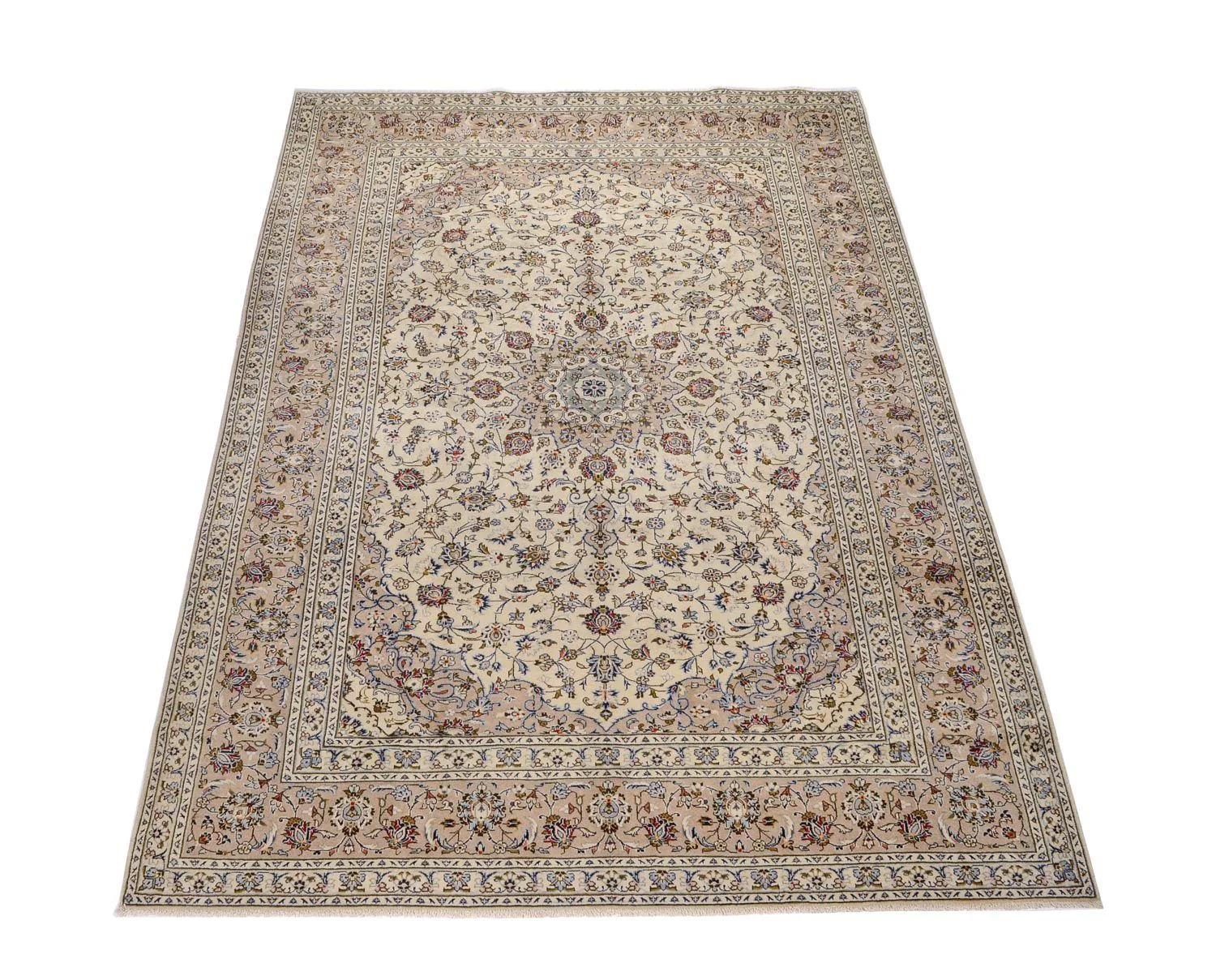 Perserteppich - Keshan 350 x 248 cm - beige - Image 5
