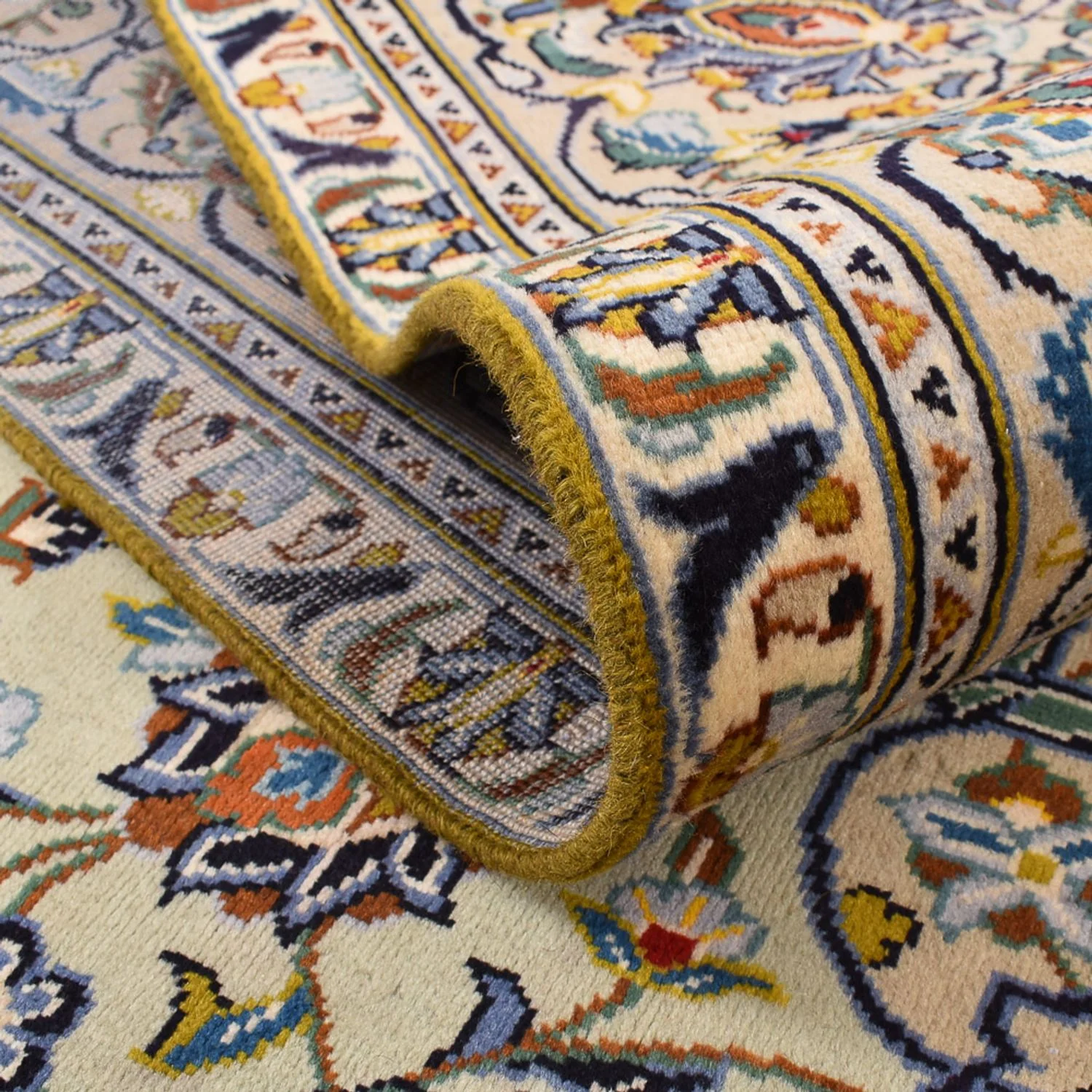 Perserteppich - Keshan - 350 x 249 cm - dunkelbeige - Image 4