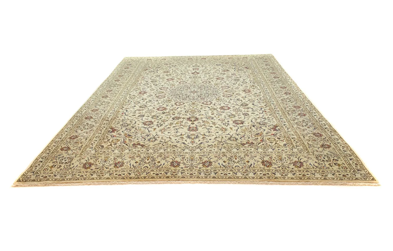 Perserteppich - Keshan 350 x 252 cm - beige - Image 5