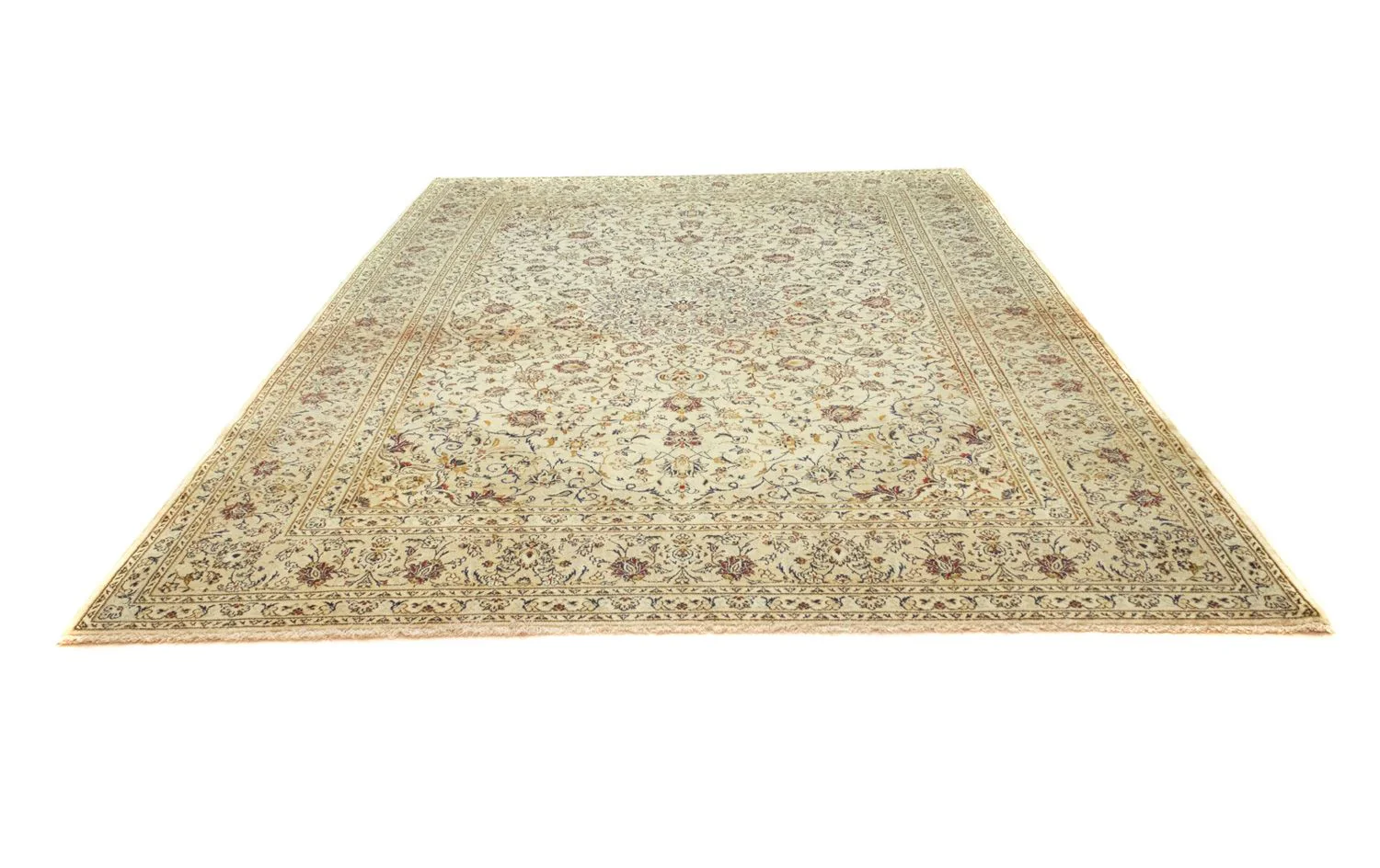 Perserteppich - Keshan 350 x 254 cm - beige - Image 5