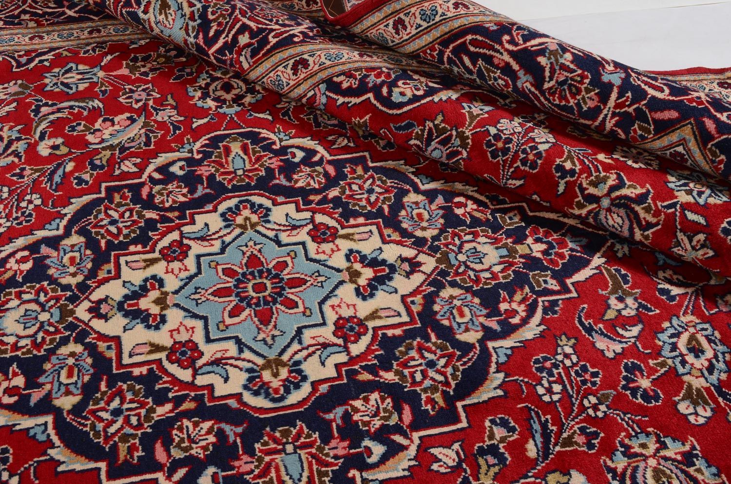 Perserteppich - Keshan 351 x 239 cm - rot - Image 4
