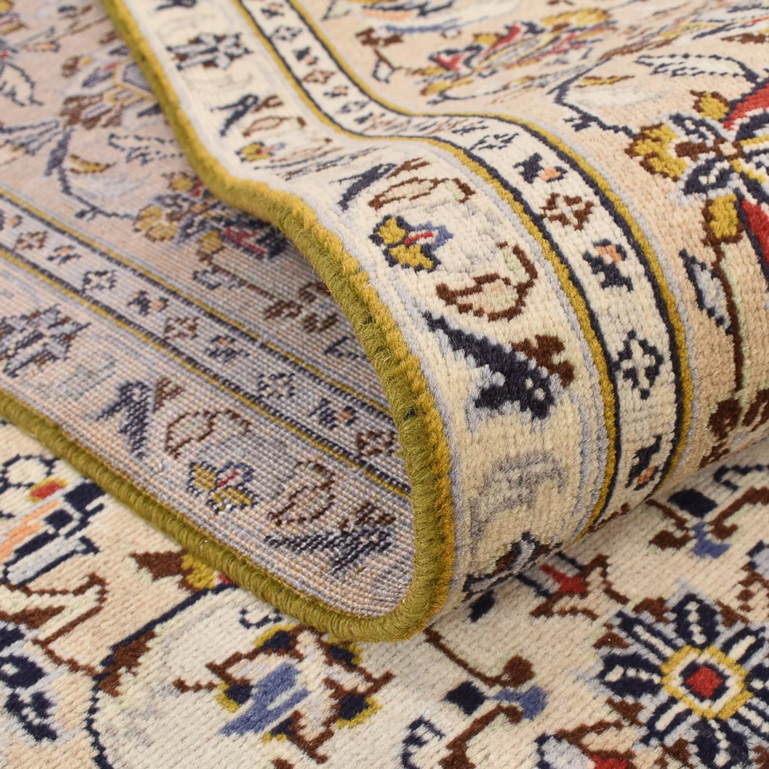 Perserteppich - Keshan - 352 x 237 cm - hellbeige - Image 4
