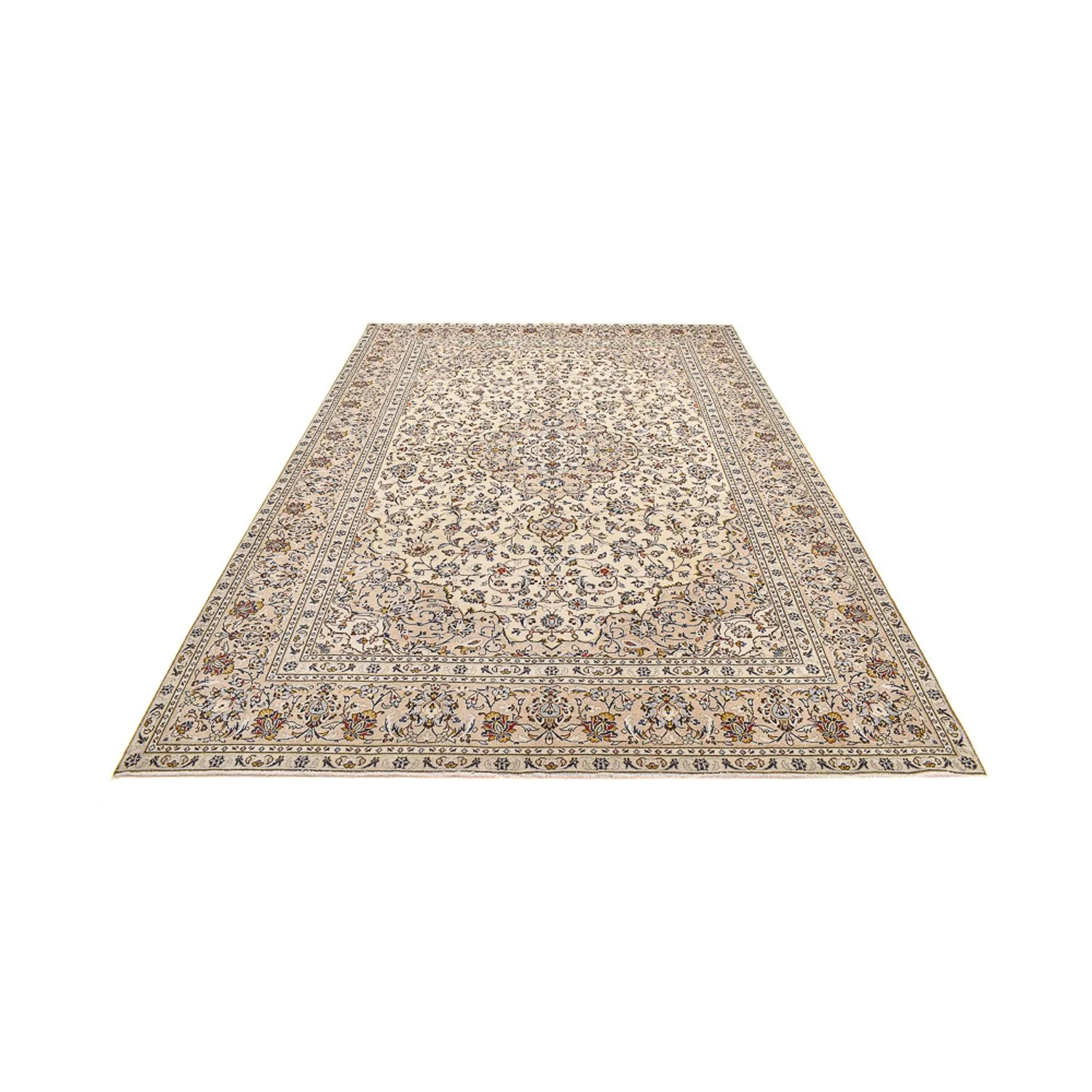 Perserteppich - Keshan - 352 x 237 cm - hellbeige - Image 5