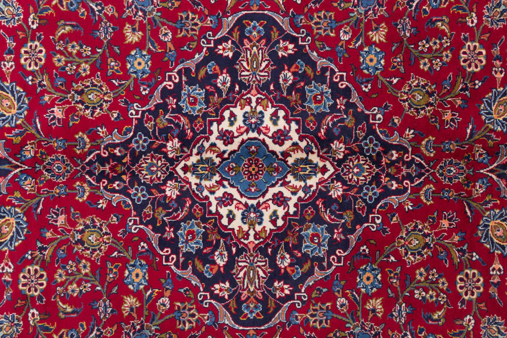 Perserteppich - Keshan - 352 x 252 cm - rot - Image 7