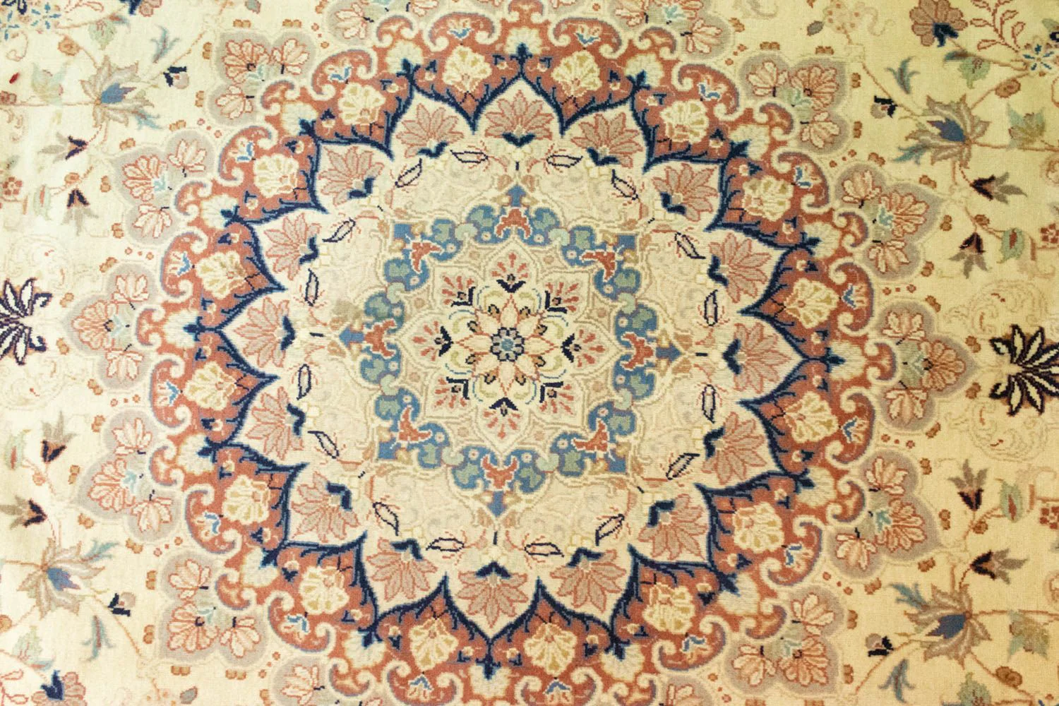 Perserteppich - Keshan 353 x 240 cm - beige - Image 2